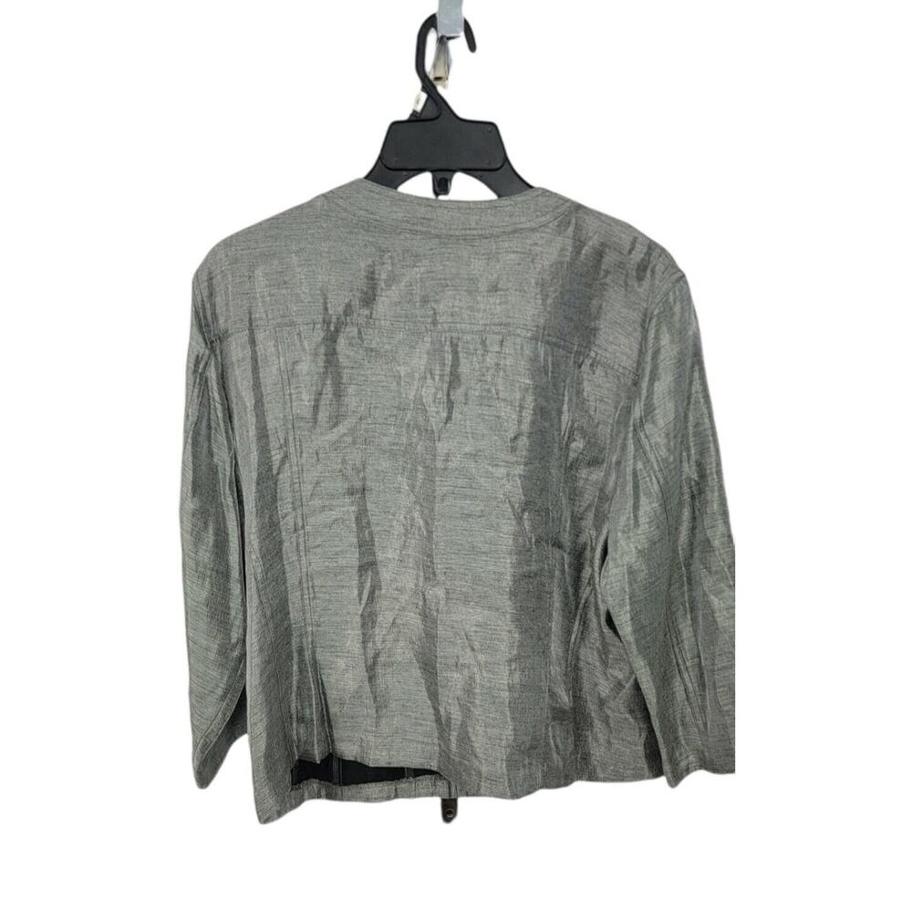 Ruby Rd. silver Jacket With Pockets Size 18 - Picture 2 of 8